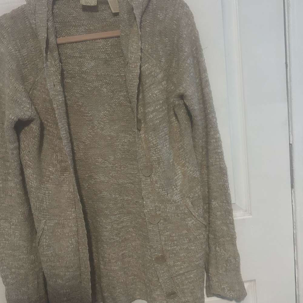 BKE Tan Knit Cardigan